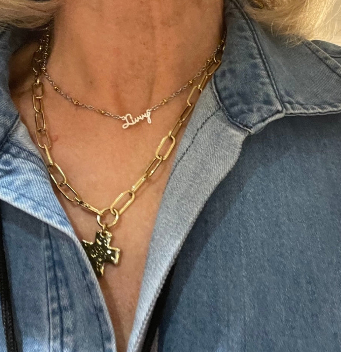 Custom Name Connector | Personalized Necklace Add-On