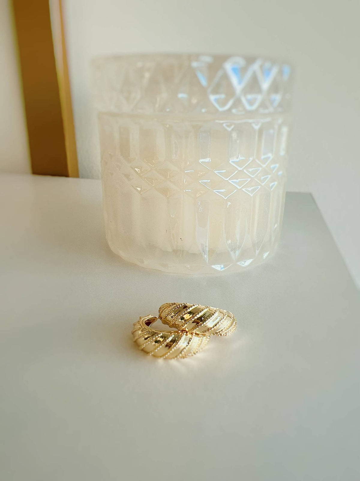 Ryan Croissant Hoop Earrings | 14K Gold Filled