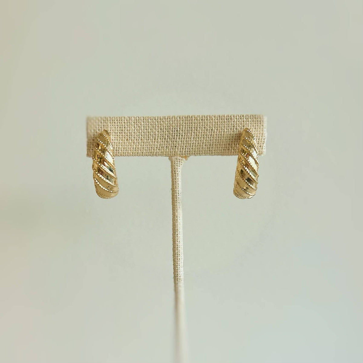 Ryan Croissant Hoop Earrings | 14K Gold Filled