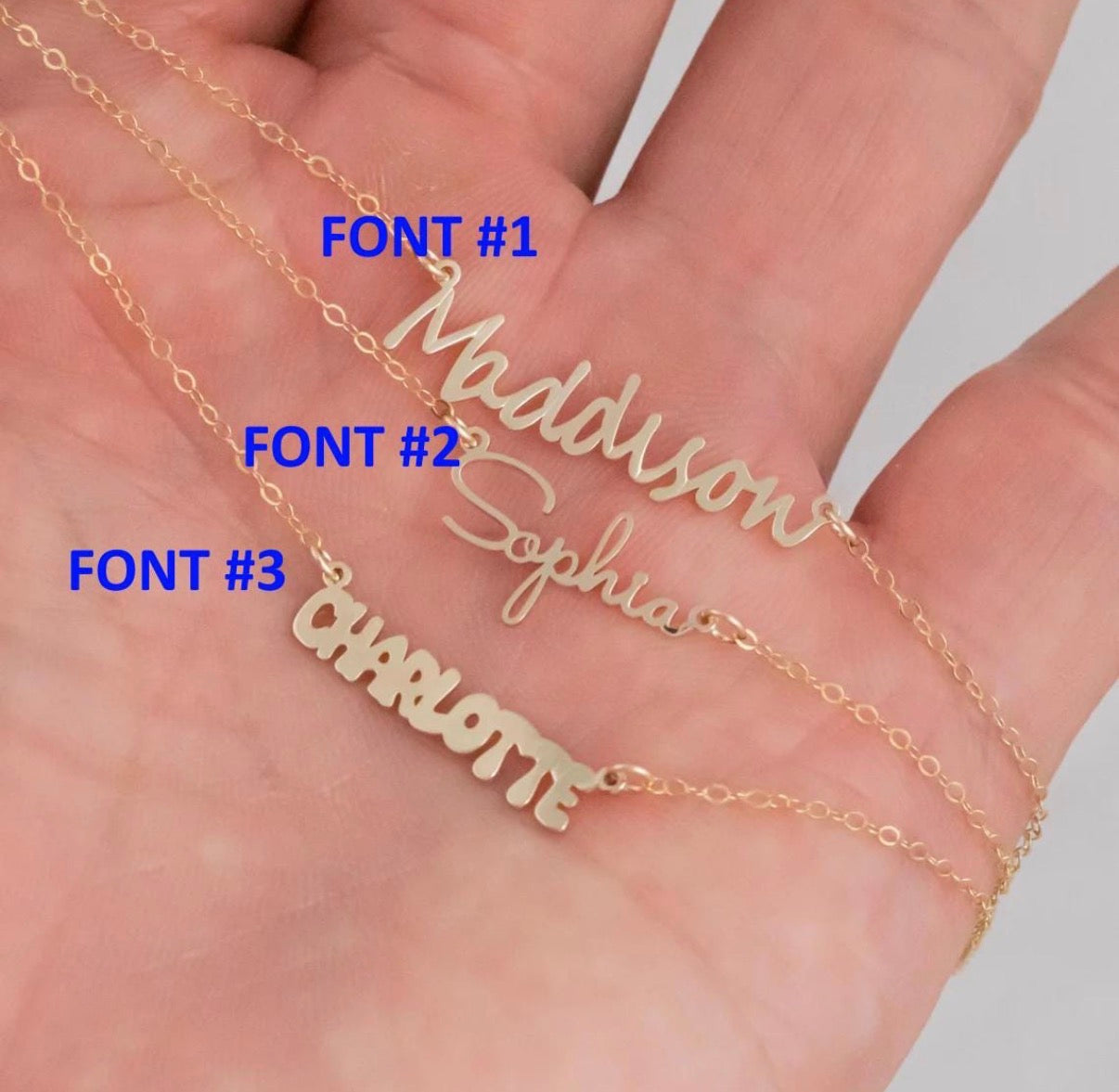 La Di Da Signature Name Necklace | Custom Name Necklace