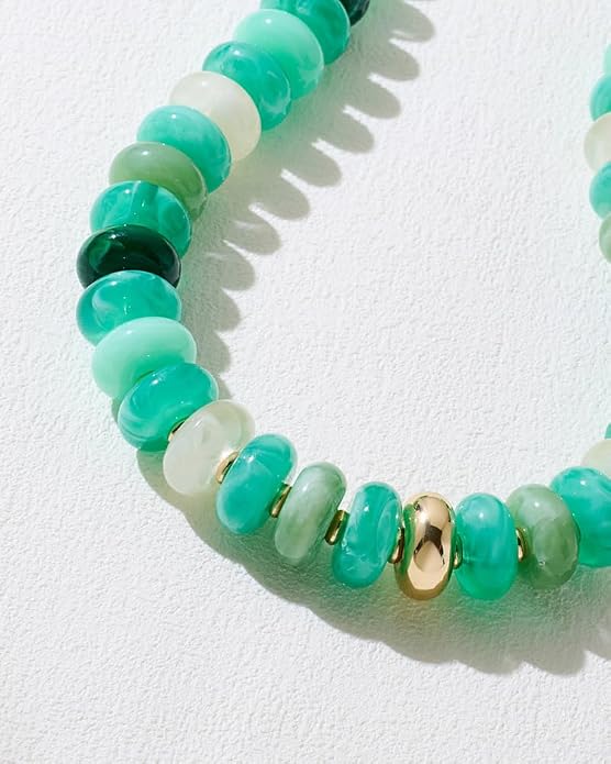 Chunky Beaded Necklace for Women Statement Necklace