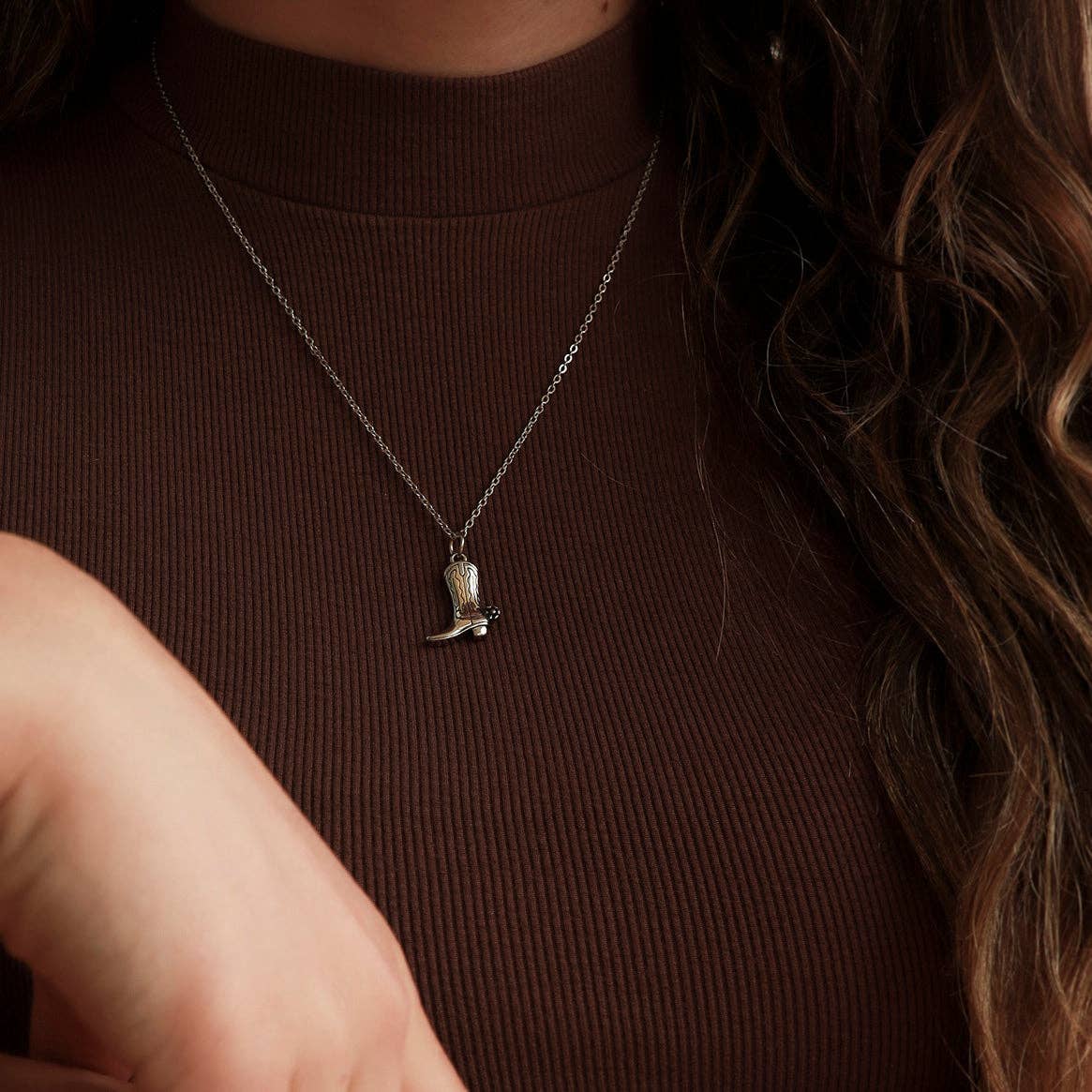 Cowboy Boot Charm| 18K Gold PVD