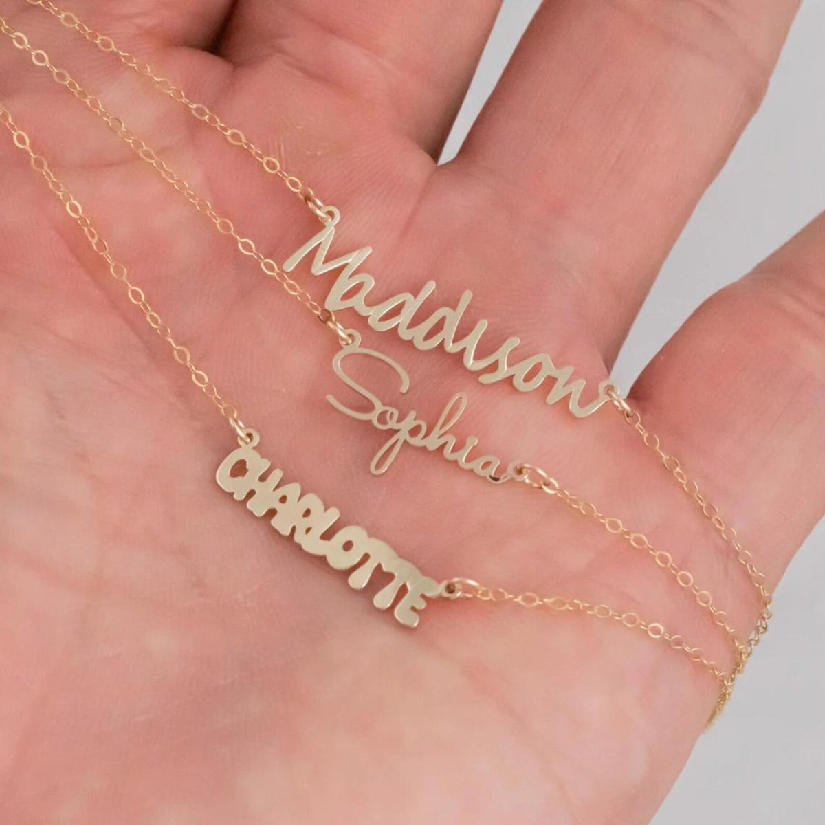 Custom Name Connector | Personalized Necklace Add-On