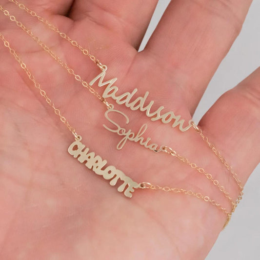 Custom Name Connector | Personalized Necklace Add-On