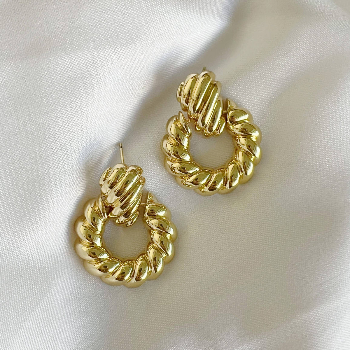Old City Croissant Earrings | 14k Gold Filled & Silver