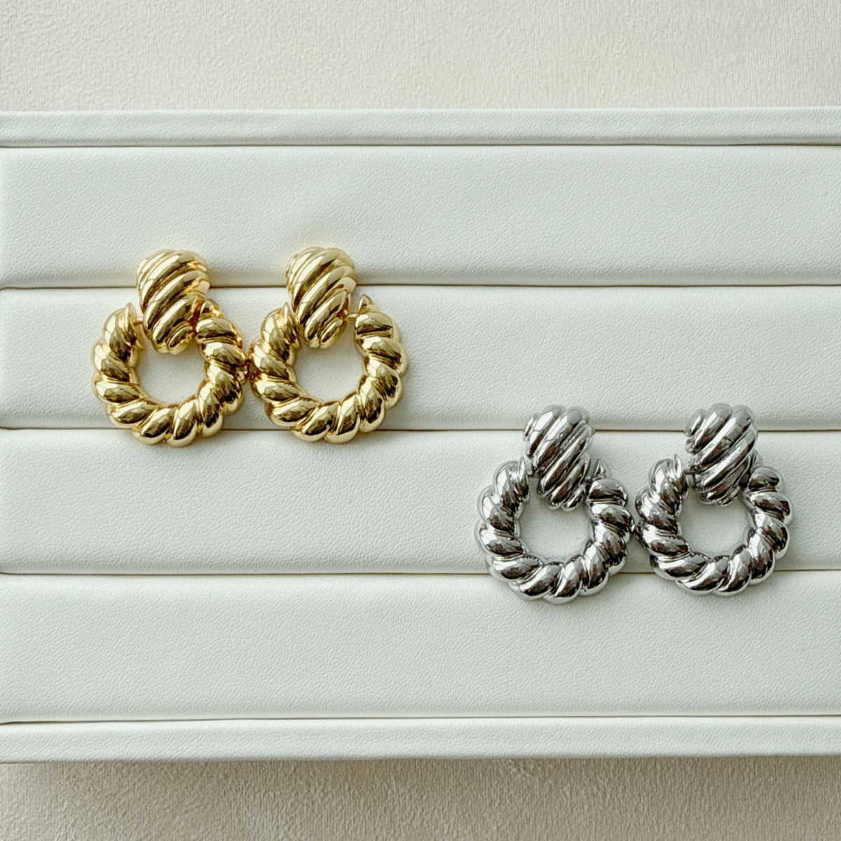 Old City Croissant Earrings | 14k Gold Filled & Silver
