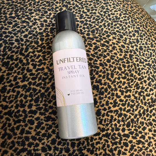 Travel Tan Spray Instant Fix self-tan touch-up mist for extending spray tans